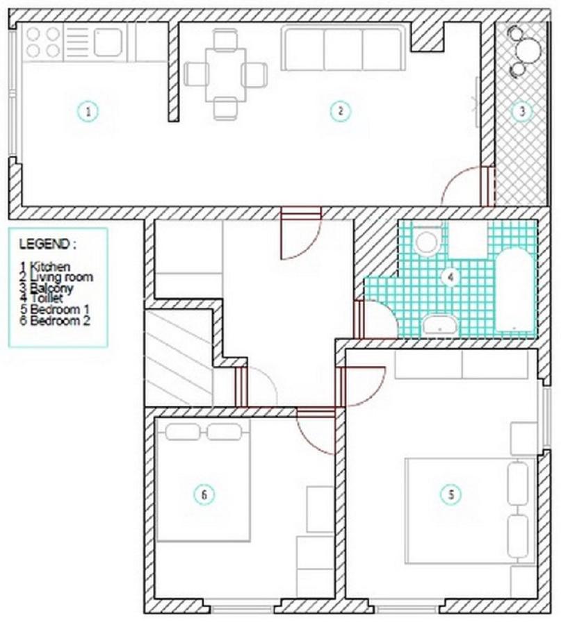 אומיס Apartment Luna מראה חיצוני תמונה